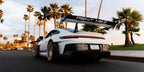 Matte paint protection film on an exotic car in Southern California